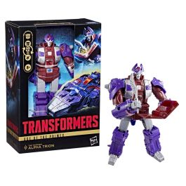 HASBRO Transformers Alpha Trion Age of the Primes Figura 17,5cm Articulada Convertible en 22 Pasos con Accesorios