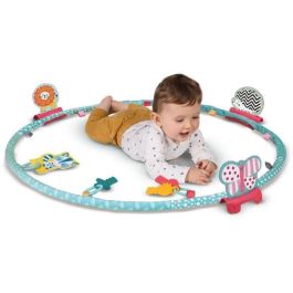 SES Creative Aro de Actividad Sensorial Infantil para Bebés desde 1 Mes, Tela Suave, 9 Anillos de Actividades Interconectables SES Creative Aro de Actividad Sensorial Infantil para Bebés desde 1 Mes, Tela Suave, 9 Anillos de Actividades Interconectables