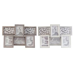 DKD Home Decor Marco Multifoto Urban Gris Marrón de MDF y Cristal 46x32x3 cm (4 Unidades) Precio: 30.8913. SKU: B183PK792F