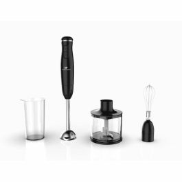 Continental Edison CEHB01 Licuadora de inmersión manual 400W, eje metal, función Turbo, vaso 550ml, batidor - Negro Continental Edison CEHB01 Licuadora de inmersión manual 400W, eje metal, función Turbo, vaso 550ml, batidor - Negro