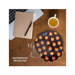 Wondee fuegote Alfombrilla de ratón ergonómica de gel 250x230 mm con reposamuñecas antideslizante