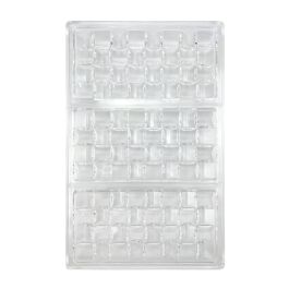 Quttin Molde Para Chocolate Surtido 17.5 cm Ancho x 2.5 cm Alto x 27.5 cm Largo (12 Unidades)