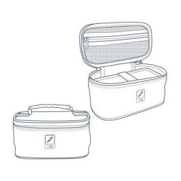 NEVERA / BOLSA ISOTERMICA PORTA ALIMENTOS MILÁN TERRAZO GREEN COLOR VERDE Y ROSA - 1 RECIPIENTE - CAPACIDAD 1.5L - BOLSILLO INTERIOR CON CREMALLERA