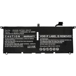CoreParts Laptop Battery for Dell 47.88Wh Li-Pol 7.6V 6300mAh Black, XPS 13 2018, XPS 13 9370, XPS 13 9370 FHD i5, XPS 13-9370-D1605G Precio: 73.50000042. SKU: B14NV9FW8B