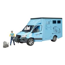 Bruder Mercedes Benz Sprinter Transporte Equino para 1 Caballo 43x17x22 cm