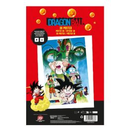 Sd toys Póster 3D Shenron y Héroes Dragon Ball 38x58 cm Merchandising Oficial