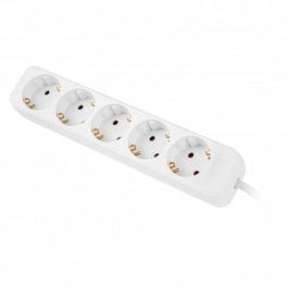Regleta Enchufes 5 Tomas Schuko Lanberg 1,5 m Blanco