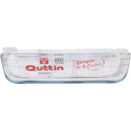 Quttin Fuente de Vidrio Cuadrada 25x22 cm 1.6L (6 Unidades)