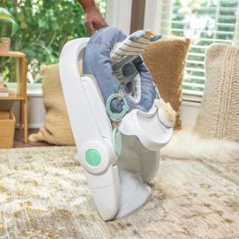 Ingenuity ING74451169302 Prop Spot Asiento de aprendizaje, 3 posiciones, tableta y 2 juguetes, Casi la cebra