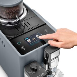 DeLonghi EXAM 440.55G Cafetera Espresso Automática Rivelia con Molinillo para Granos y Molido Gris
