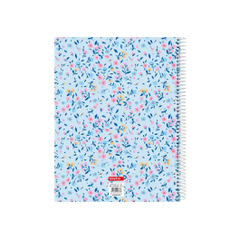Libreta Vicky Martín Berrocal Paraíso Azul Rosa A4 120 Hojas