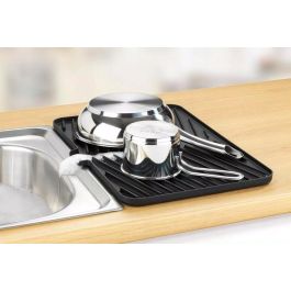 Escurreplatos de metal con bandeja Quttin 43.5 cm (4 Unidades) Escurreplatos de metal con bandeja Quttin 43.5 cm (4 Unidades)