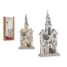 Casa Madera Gigante Blanca Con Luz Y Purpurina Krist+ 25X56CM (4 Unidades) Precio: 102.50000024. SKU: B17EVHX5W8