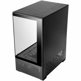 Mars Gaming MC-SE2 Caja Gaming Minitorre, Panel Cristal Templado, Doble Cámara, Ventilador FRGB 120mm, MicroATX/Mini-ITX
