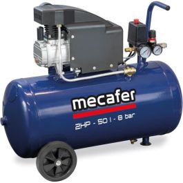 Compresor - MECAFER - 425794 - Azul - 50 L - 2 HP - 8 Bar Compresor - MECAFER - 425794 - Azul - 50 L - 2 HP - 8 Bar