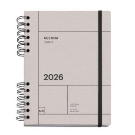 Agenda Anual (2026) Miquelrius Trends Back To Basics Wire-O Tapa Extra Con Goma Plus 155X213 D/P Gris Precio: 17.5000001. SKU: B1GCHQFBNY