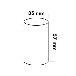 Rollo Sumadora Termico Q-Connect 57 mm Ancho X 35 mm Diametro Para Tpv Sin Bisfenol A Papel De 70 gr-M2 10 unidades