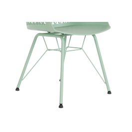 DKD Home Decor Silla Shenglong 3 Scandi Urban Verde PP Metal 57x57x80.5 cm