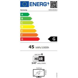 Samsung G95C Pantalla para PC 124,5 cm (49") Dual QHD LED Negro