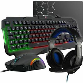 THE G-LAB Gaming Argon Combo Calibre + Mouse y alfombra + Auriculares - KEYZ 120 FR, KULT 130, KORP 150, PAD - ES Precio: 60.78999949. SKU: B1GMWXBZ5Y