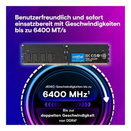 Crucial CT2K32G64C52CU5 Kit de Memoria RAM 64GB (2x32GB) DDR5 6400MT/s CL52 288-pin DIMM