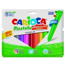 Ceras Carioca Plasticera Jumbo Triangular Blister De 10+2 Precio: 3.50000002. SKU: B178NLVSET