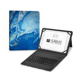 SUBBLIM funda de tablet con teclado bluetooth Keytab Pro BT Trendy Marmol Azul Precio: 14.58999971. SKU: B1JQA8HK5W