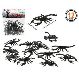 Pack de 12 Escorpiones Negros para Decoración de Halloween - Accesorio para Fiestas Precio: 0.69000008. SKU: B1DZYKTXB8