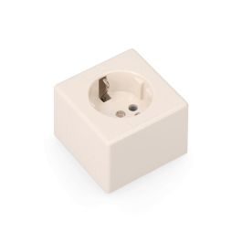 Solera Base de superficie t/tl tipo f 4,8 mm 10/16A 250V 3500W blanca
