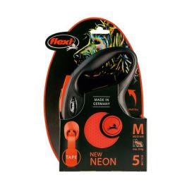 Correa para Perro Flexi NEW NEON 5 m Naranja Talla M