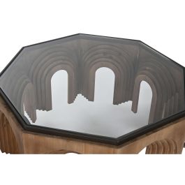 Mesa Centro Moderno DKD Home Decor Marron Negro 99 x 46 x 99 cm Mesa Centro Moderno DKD Home Decor Marron Negro 99 x 46 x 99 cm