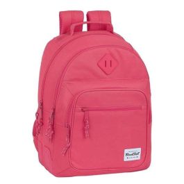 Blackfit8 Mochila Doble Adaptable a Carro Fresa Niña Rosa 600D Polyester Edad 3 Años