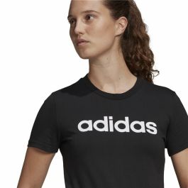 Camiseta de Manga Corta Mujer Adidas Lin T Negro (XS)