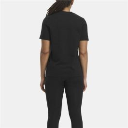 Camiseta de Manga Corta Mujer Reebok Identity Big Logo Negro