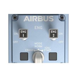 Thrustmaster 2960840 TCA Quadrant Airbus Edition Simulador de Vuelo PC Negro Azul