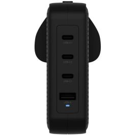 Targus Cargador GaN 140W USB-C PD 3.1 & USB-A, Carga Rápida para Portátiles, Smartphones y Tablets, Múltiples Puertos, Negro
