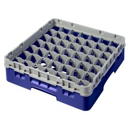 CAMBRO - 49S318-186 - Cesta de lavado 49 comp. 1 altura - 6 cm Ø máx. - alt. máx. 9,4 cm - 50 x 50 x 14,3 cm - Azul marino Precio: 49.89000005. SKU: B12XWBHZHE