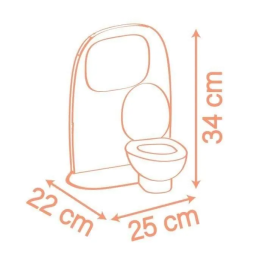 Smoby Inodoro Baby Nurse 3032162205006 a partir de 3 años