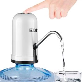 Edm Dispensador Electrónico para Garrafas de Agua 20L, con USB Recargable, Batería 1200mAh, Caudal 200ml/7s, Incluye Tubo 60cm