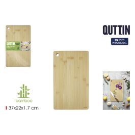 Quttin Tabla para Cortar de Bambú 37 x 22 cm - Ideal para Cocina y Presentación de Alimentos (18 Unidades) Precio: 56.78999964. SKU: B1FAYZ98YT