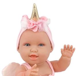 Andrea baby unicornio rosa infantil ref: 3136-24 38 cm