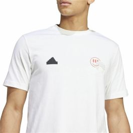 Camiseta de Manga Corta Hombre Adidas House Of Tiro Summer Graphic Blanco