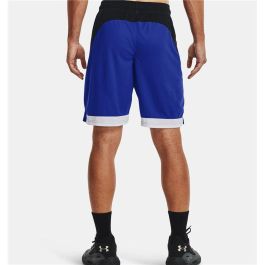 Pantalón Corto Deportivo Under Armour Baseline Azul Hombre