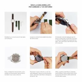 Correa para Reloj Morellato A01U3586977897CR20 20 mm Correa para Reloj Morellato A01U3586977897CR20 20 mm