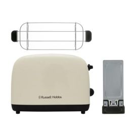 Russell Hobbs Tostadora Colour Plus 2 Ranuras Cortas Crema, Función Levantar y Ver, Diseño Moderno Russell Hobbs Tostadora Colour Plus 2 Ranuras Cortas Crema, Función Levantar y Ver, Diseño Moderno