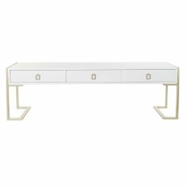 Mesa Centro Glam DKD Home Decor Blanco Dorado 36 x 48 x 150 cm