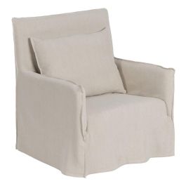 Sillón Crema Pluma Madera de pino Foam 75 x 76 x 90,5 cm Precio: 592.49999941. SKU: B168ZG5JZ5