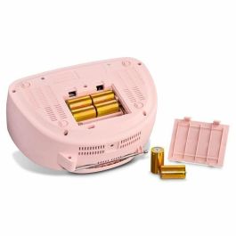 Medion AAAQL64901 Radio CD K7 FM portátil con 2x3W RMS de potencia, color rosa