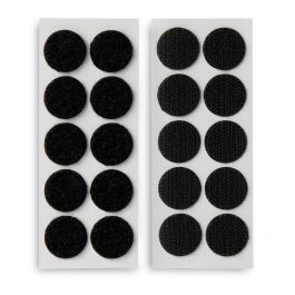 Inofix Discos adhesivos de cierre de gancho y bucle Ø20 mm negro 2146-3 Precio: 2.50000036. SKU: B192B35P86