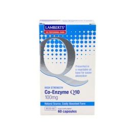 LAMBERTS Coenzima Q10 Ubiquinona 100 mg 60 Cápsulas blandas. Suplemento natural para energía celular y bienestar. Precio: 53.5900002. SKU: B12WS2TTWB